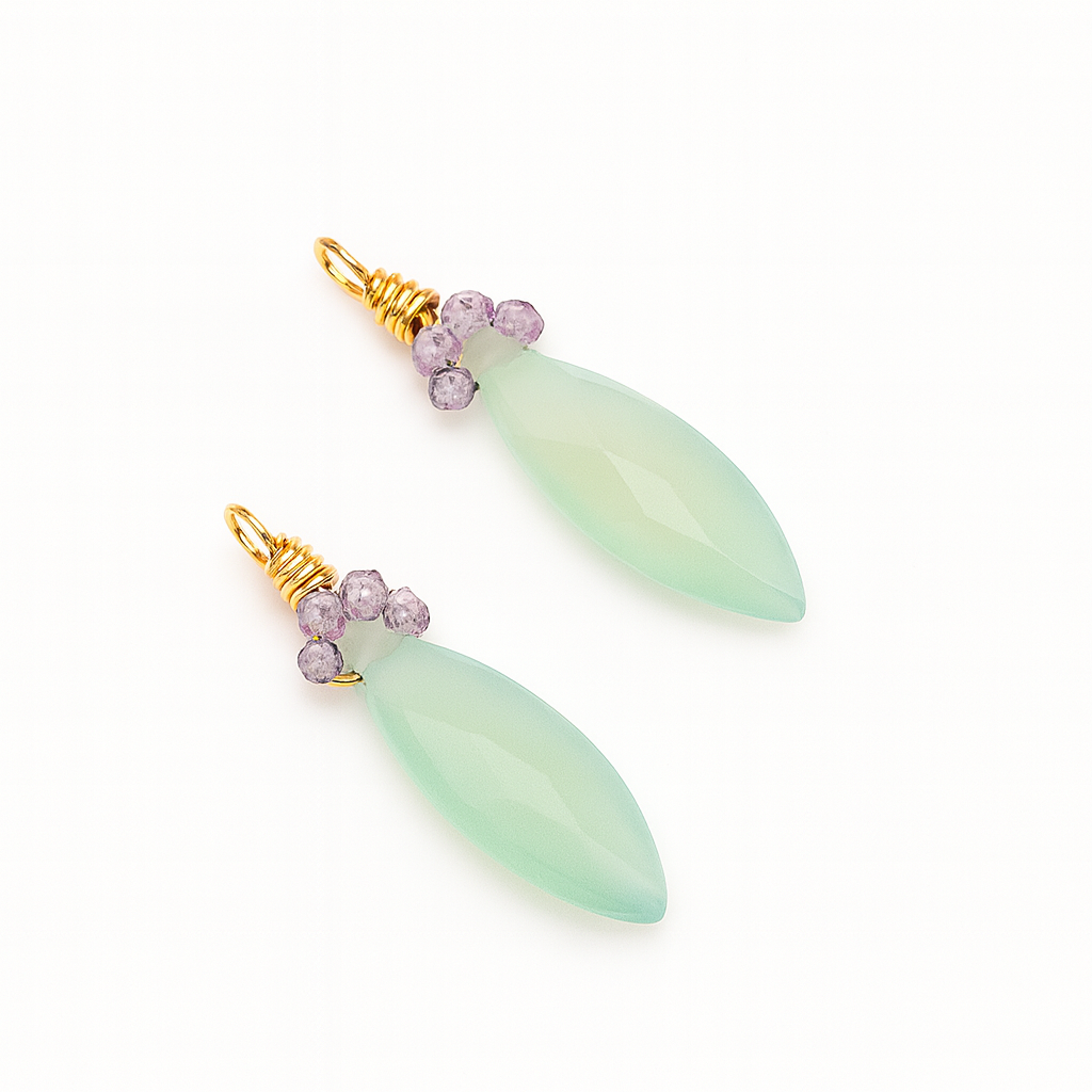 天然石ピアスサンプル4