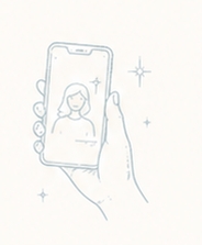 人物写真レッスンのイラスト